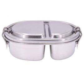 Dora - stainless steel box with partition and seal 500ml