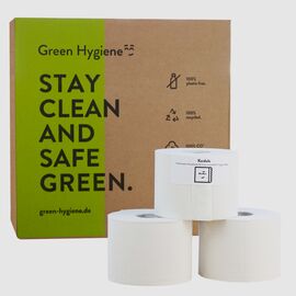 Green Hygiene – Toilettenpapier, 3-lagig, 36 Rollen, 400 Blatt