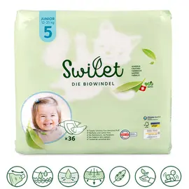 Swilet - Organic diaper Junior Sz.5