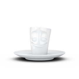 FIFTYEIGHT PRODUCTS - Espresso Mug mit Henkel 80ml - Vergnügt