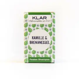 Klar – festes Shampoo Kamille & Brennnessel 100g
