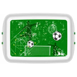 Biodora - Lunchbox mit Druck „Fußball“ (Bio-Kunststoff)