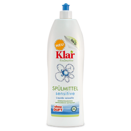 Klar - dishwashing liquid sensitive 1.0 liter