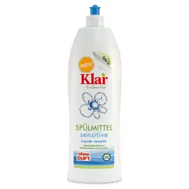 Klar - dishwashing liquid sensitive 1.0 liter