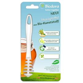 Biodora - honey spoon (bio-plastic)