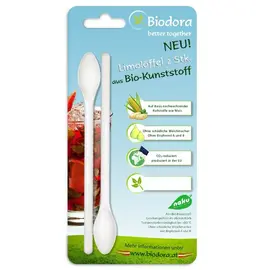 Biodora – Limonaden-Löffel 2er Set (Bio-Kunststoff)