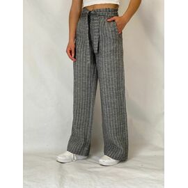 Bloomers - Linen pants "Pauline- Grey