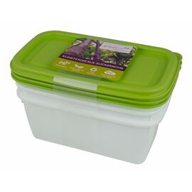 Gies - freezer boxes set of 3 0,75l (sugar cane)