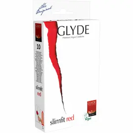 Glyde - Ultra Condoms - Slimfit Red