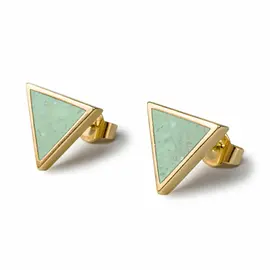 KAALEE - stud earrings TRIANGLE mint