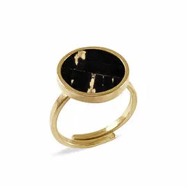 KAALEE - Ring ROUND blackgold