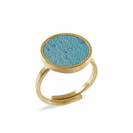 KAALEE - Bague RONDE turquoise