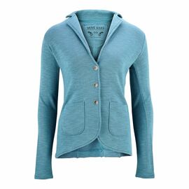 Jersey Blazer for women - light turquoise