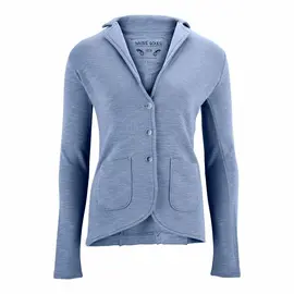 Jersey Blazer pour femmes - smoke blue