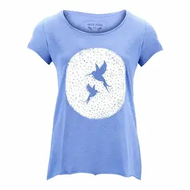Slub T-Shirt für Damen -2 Kolibri – dark blue