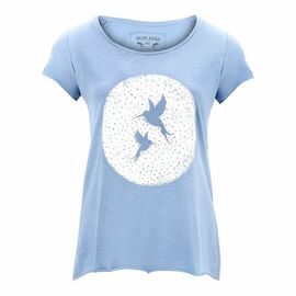 Slub T-Shirt for women -2 Kolibri – light blue