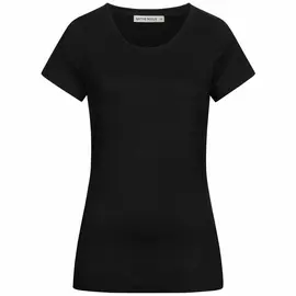 Slub T-Shirt für Damen - Basic - black