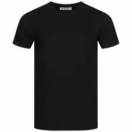 Slub T-Shirt Herren - Basic - black