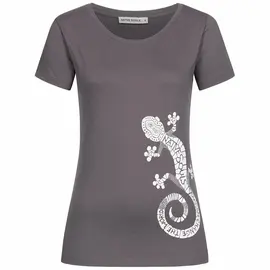 T-Shirt pour femmes - Gecko - charcoal