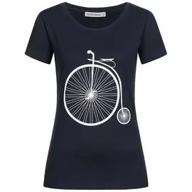 T-Shirt for women - Retro Bike - navy