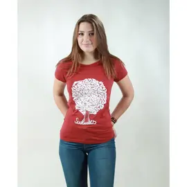 T-Shirt für Damen - Soulmates - burning red