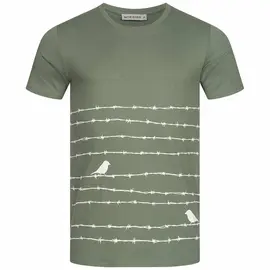 Men's t-shirt - Barbwire - moss green