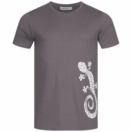 T-Shirt Herren - Gecko - charcoal