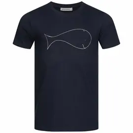 T-Shirt Herren - Whale - navy