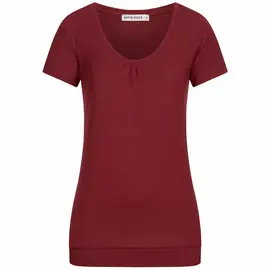 Lyocell T-Shirt for women - dark red