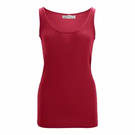 Lyocell Basic Top for women - dark red