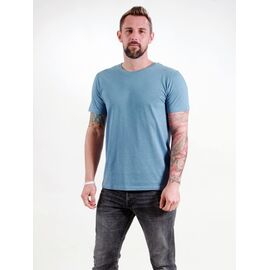 Slub Men's t-shirt - Basic - light blue