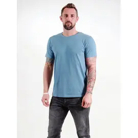 Slub T-Shirt Herren - Basic - light blue
