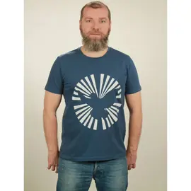 Men's t-shirt - Dove Sun - dark blue