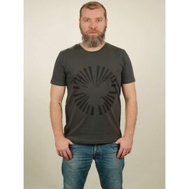 Men's t-shirt - Dove Sun - dark grey