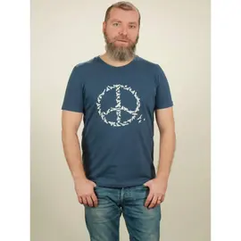 Men's t-shirt - Peace - dark blue