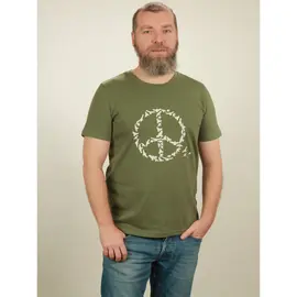 Men's t-shirt - Peace - green