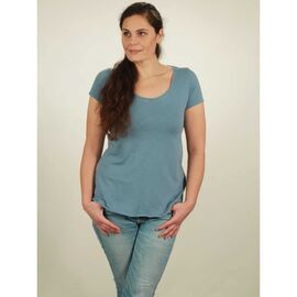 Slub T-Shirt for women - Basic - light blue