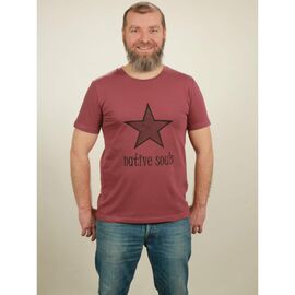 T-Shirt Herren - Star - berry
