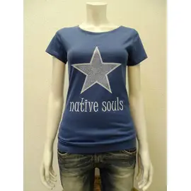 T-Shirt für Damen - Star - dark blue