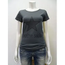 T-Shirt für Damen - Star - dark grey