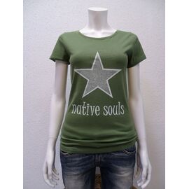 T-Shirt for women - Star - green