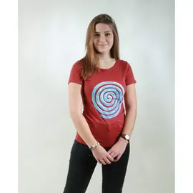 T-Shirt für Damen - Loop - burning red