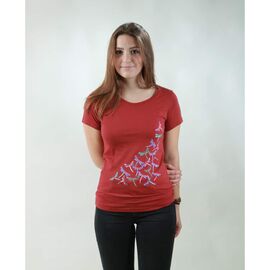 T-Shirt für Damen - New Dragonflies - burning red
