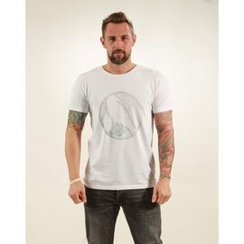 T-Shirt Herren - Crow - white