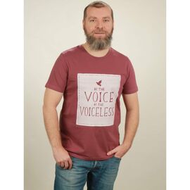 T-Shirt Herren - Voiceless - berry