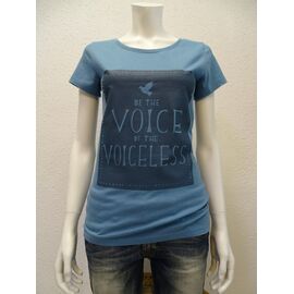 T-Shirt for women - Voiceless - light blue