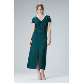 Maxi dress "STEL-LA" in green from Tencel