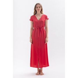Maxi dress "STEL-LA" in red from Tencel
