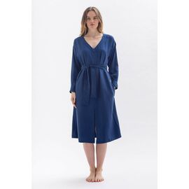 Midi dress "CO-CO" in blue from Tencel