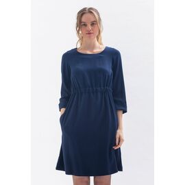 Dress "WAR-RIS" in blue from Tencel